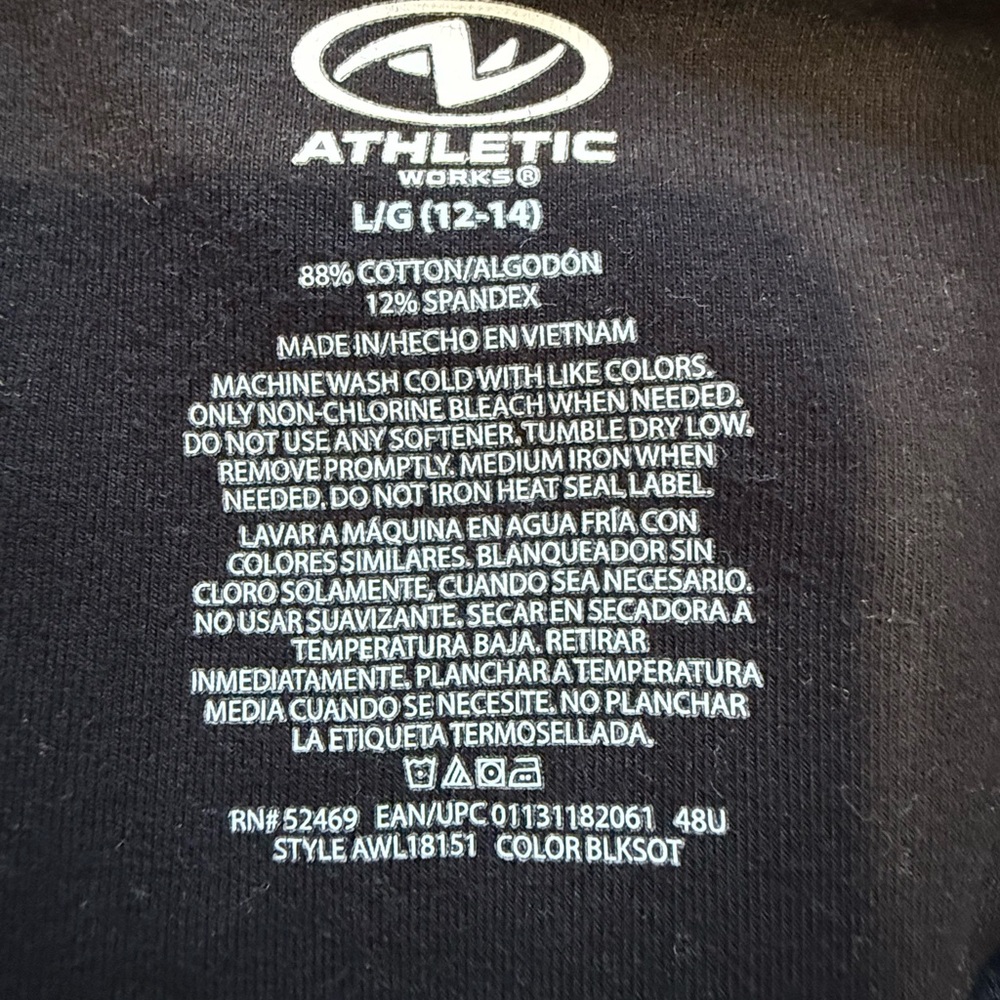 Athletic Works Black Leggings - Picture 5 of 6